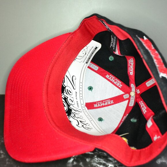 Zephyer Baseball Hat Glens Falls Dragons Collegiate League Team Support New M/L - Picture 6 of 7